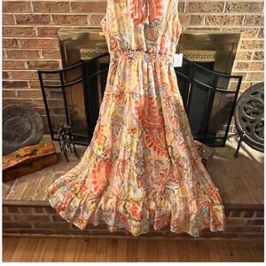 1. State Multicolor Floral Maxi Dress